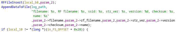 Log function in the linux FoxFlss binary