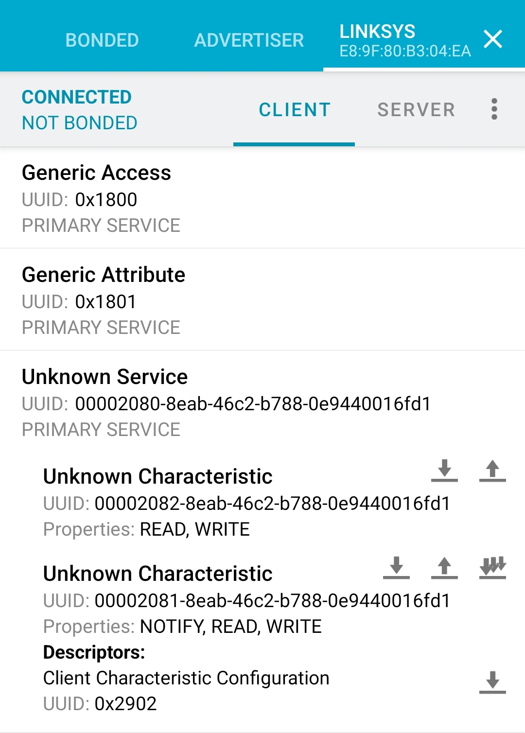 Service offered by the MR9600