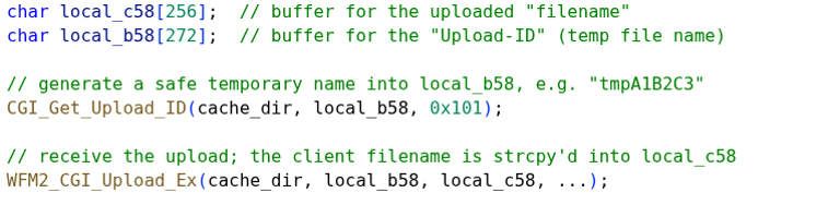 Adjacent stack object